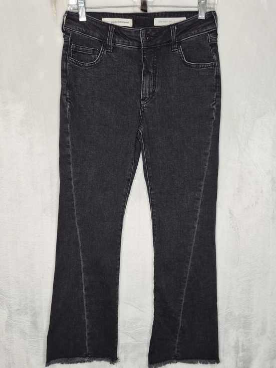 Pilcro and the Letterpress Denim - Pilcro and the Letterpress High-Rise Flare Black Jeans Size 26